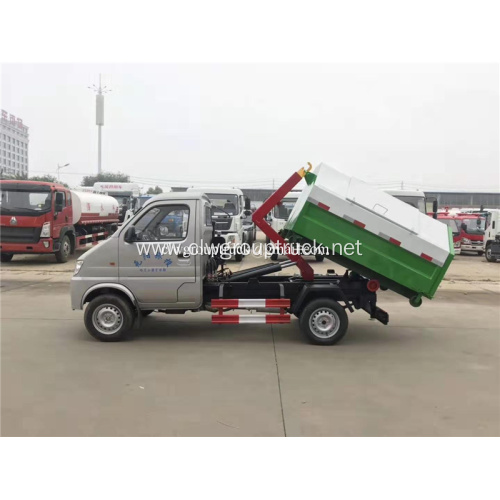 Changan 2cbm arm lifting garbage truck